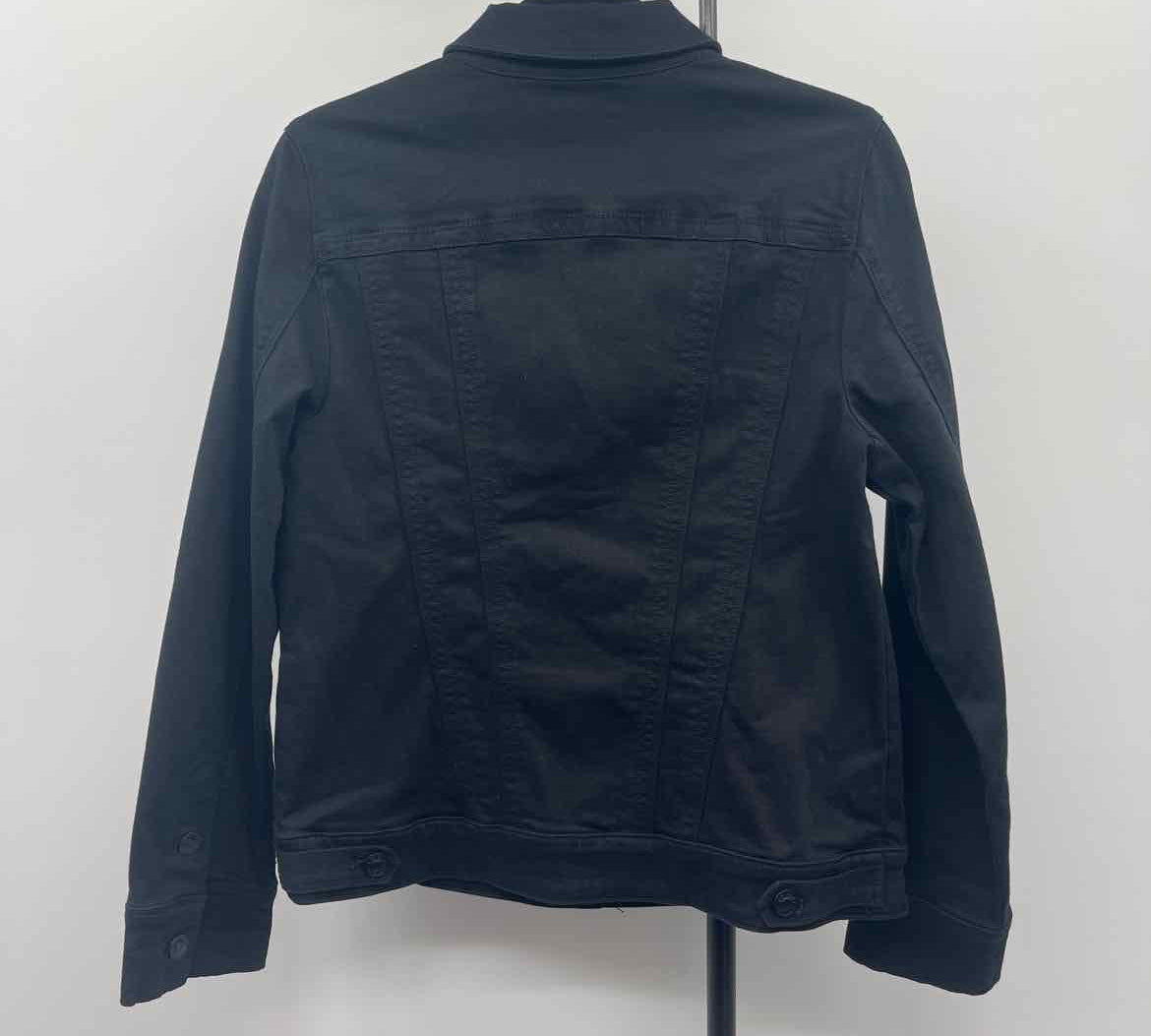 Chico's Women's Size M Black Solid Jacket