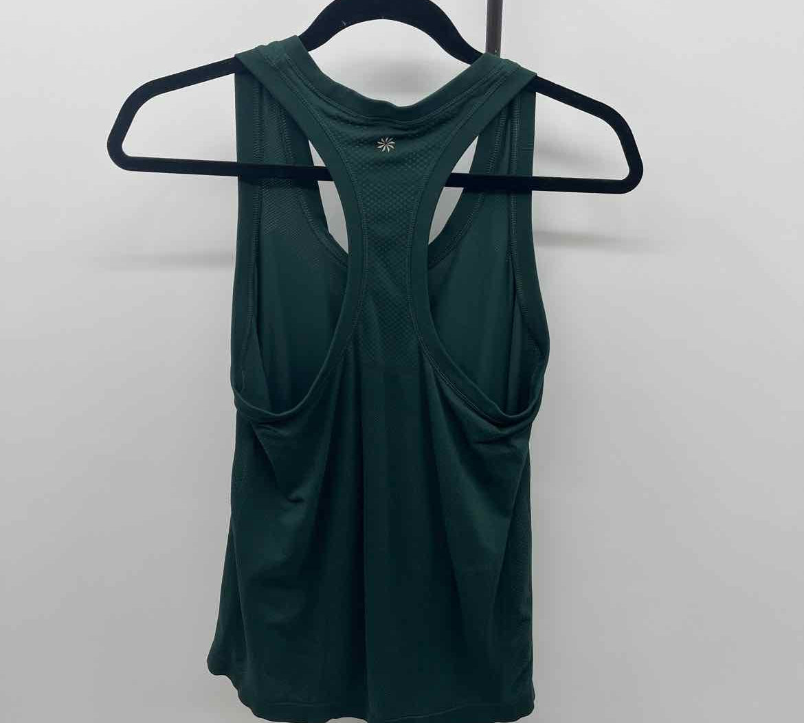 Athleta Women's Size M Green Solid Tank