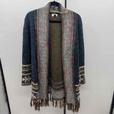Adora Women's Size S/M Charcoal Fair Isle Cardigan