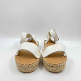 Soludos Women's Shoe Size 7.5 White pebble Sandals