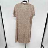 Japna Women's Size 14 Brown Animal Print Dress