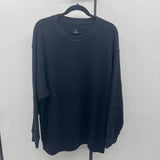 Aerie Junior's Size L Black Waffle Sweatshirt