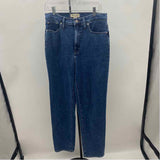 Madewell Junior's Size 6T Blue Solid Jeans