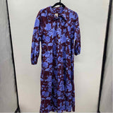 Maeve Junior's Size 14 Wine Floral Dress