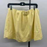 Maeve Women's Size L Yellow Solid Sleeveless Shirt