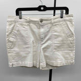 D Jeans Women's Size 14 White Solid Shorts