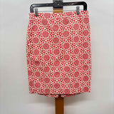 J Crew Women's Size 2 Salmon medallion Skirt
