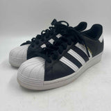 Adidas Junior's Shoe Size 8 Black Solid Sneakers