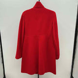 J Crew Women's Size 12 Red Solid Coat