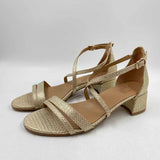 Naturalizer Women's Shoe Size 9 Gold Textured Dress Shoes