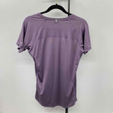 Nike Women's Size L Dusty Lavender Solid Short Sleeve Shirt