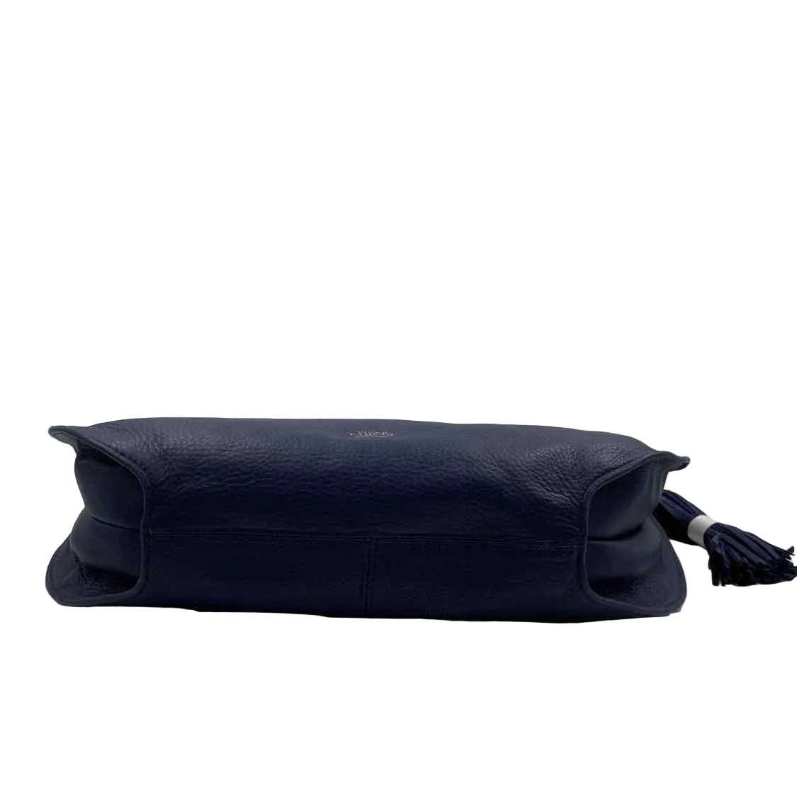 Bottom NWT VINCE CAMUTO Navy Blue Pebble Leather Shoulder HOBO Bag Purse