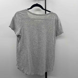 Lululemon Junior's Size L Gray Heathered Short Sleeve Shirt