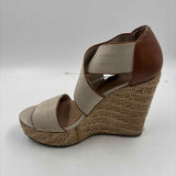Candie's Women's Shoe Size 6.5 Beige Solid Wedges