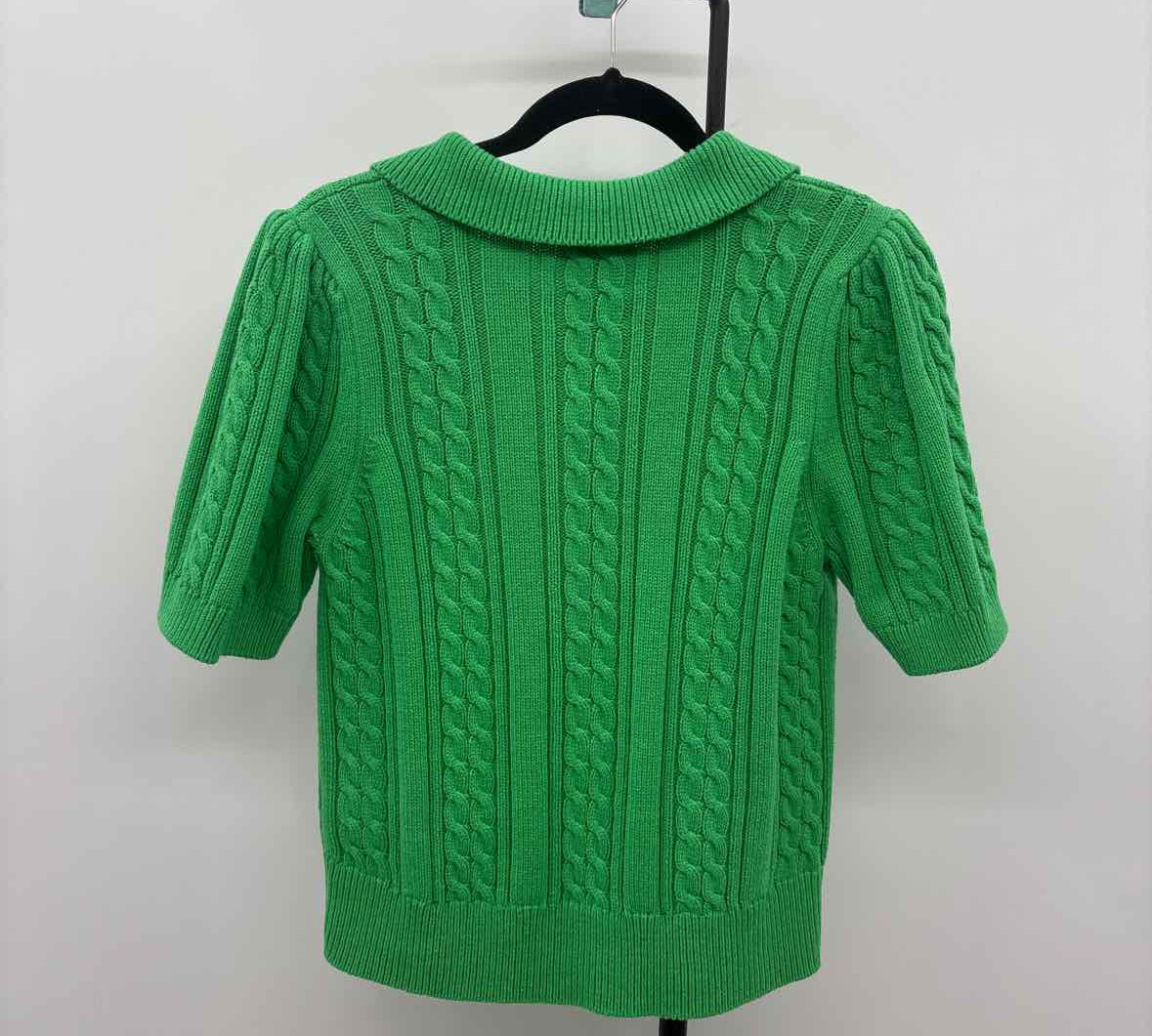 ON 34th Women's Size M Green Cable Knit Sweater