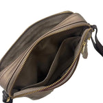 Interior FOSSIL Rose Gold PIPER TOASTER Metallic Leather Crossbody Purse