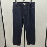Lands End Men's Size 35 Blue Solid Jeans