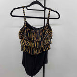 Sirena Women's Size 10 Black lines Swimsuit - 1 Piece