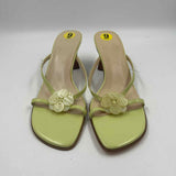 Anne Klein Women's Shoe Size 9 Green Floral Heels