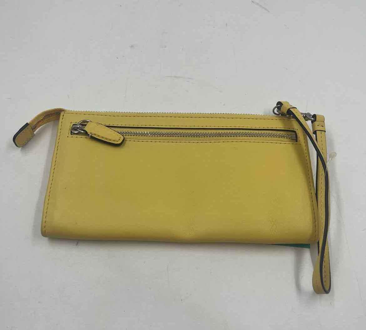 Coach Women's Yellow Luxe Solid Wallet