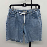 Oat Women's Size 4 Blue Solid Shorts