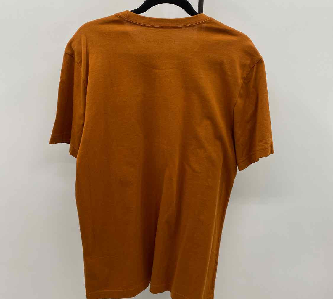Life Is Good Men's Size M Brown words T-shirt