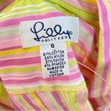 Lilly Pulitzer Women's Size S Pink Stripe Long Sleeve Shirt
