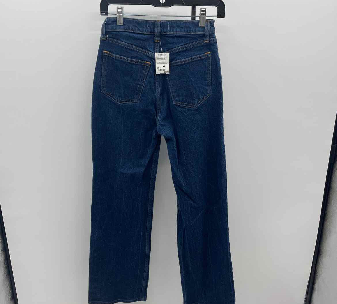 Abercrombie & Fitch Women's Size 0 Blue Solid Jeans