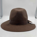 D8Y Women's Brown Solid Dress Hat