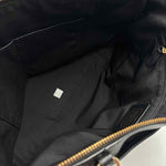 Interior COACH Black Leather AVA Handled Tote Bag Purse