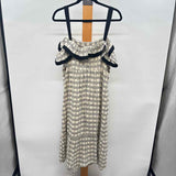 Loft Women's Size 14P Black Grid Dress