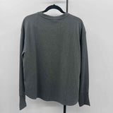 RBX Women's Size L Charcoal Solid Long Sleeve Shirt