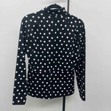 Cynthia Rowley Women's Size M Black dotted Jacket