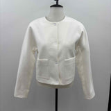 Vince Women's Size XS White Solid Jacket