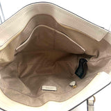 RALPH LAUREN White Leather Handled Tote Bag Purse