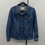 Vince Camuto Women's Size 1X Blue Solid Jacket