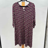 Chico's Women's Size XL Black dotted Dress
