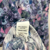 LL Bean Women's Size XS Blue Floral Short Sleeve Shirt