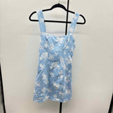 Altar'd State Junior's Size 6 Blue Floral Dress
