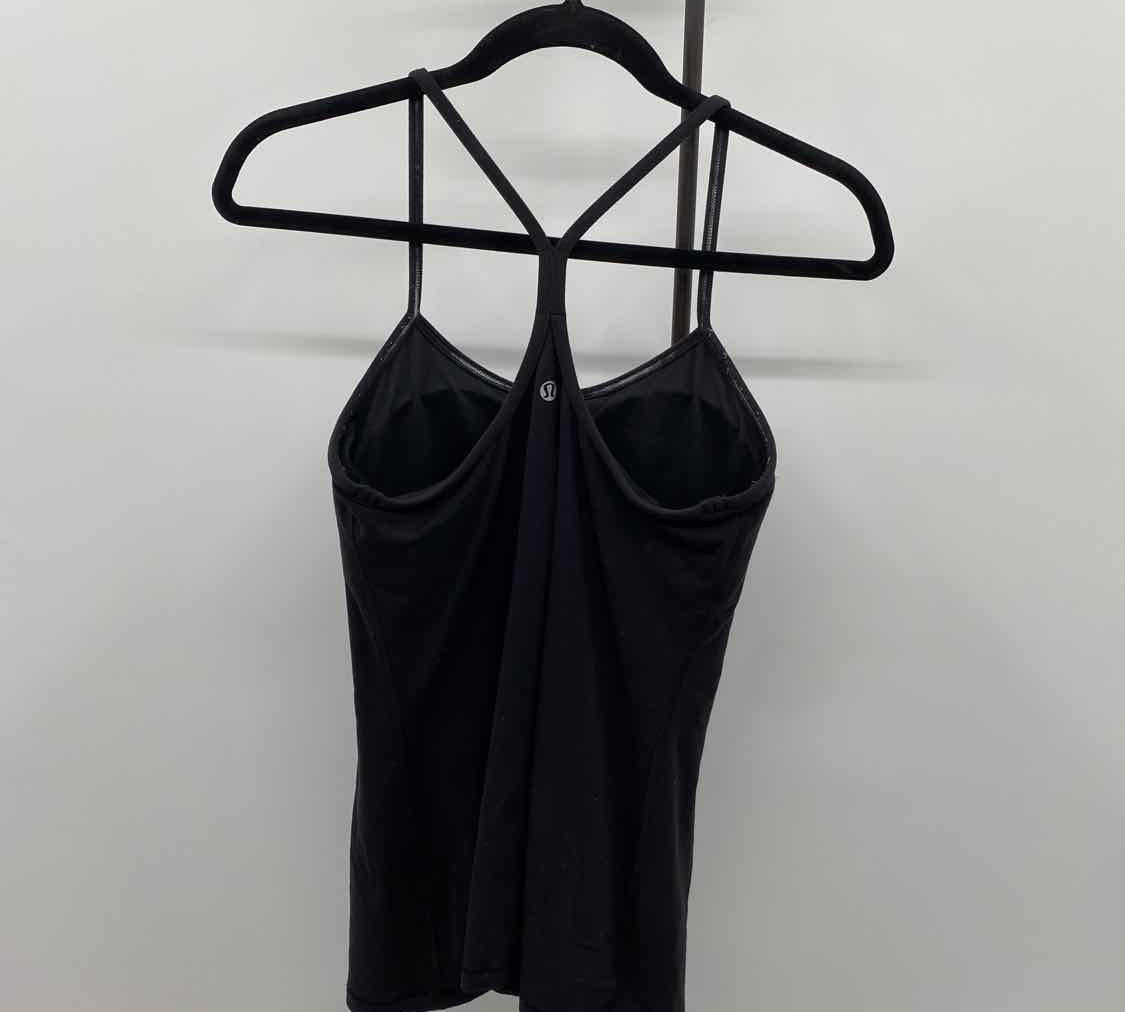 Lululemon Junior's Size M Black Solid Tank