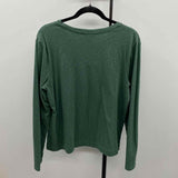 Marled Women's Size XL Green Heathered Long Sleeve Shirt