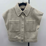 Evereve Women's Size XS Oatmeal Heathered Vest