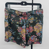 Nicole Miller Women's Size 14 Green Floral Shorts