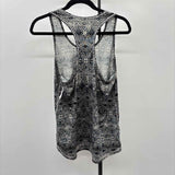 Eddie Bauer Women's Size L Blue Aztec Sleeveless Shirt