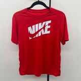 Nike Women's Size XL Red Logo Short Sleeve Shirt