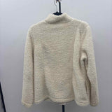 JJill Women's Size M Ivory Textured Jacket