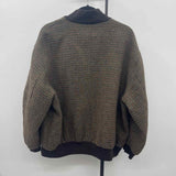 HEARTLOOM Women's Size L Brown Plaid Jacket