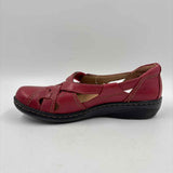 Clarks Women's Shoe Size 5 Red Solid Casual Shoes