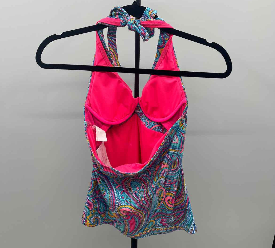 Sunsets Women's Size M Aqua Paisley Swimsuit - Separate