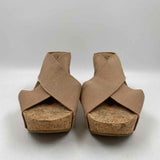 Lucky Brand Women's Shoe Size 7 Tan Shimmer Wedges